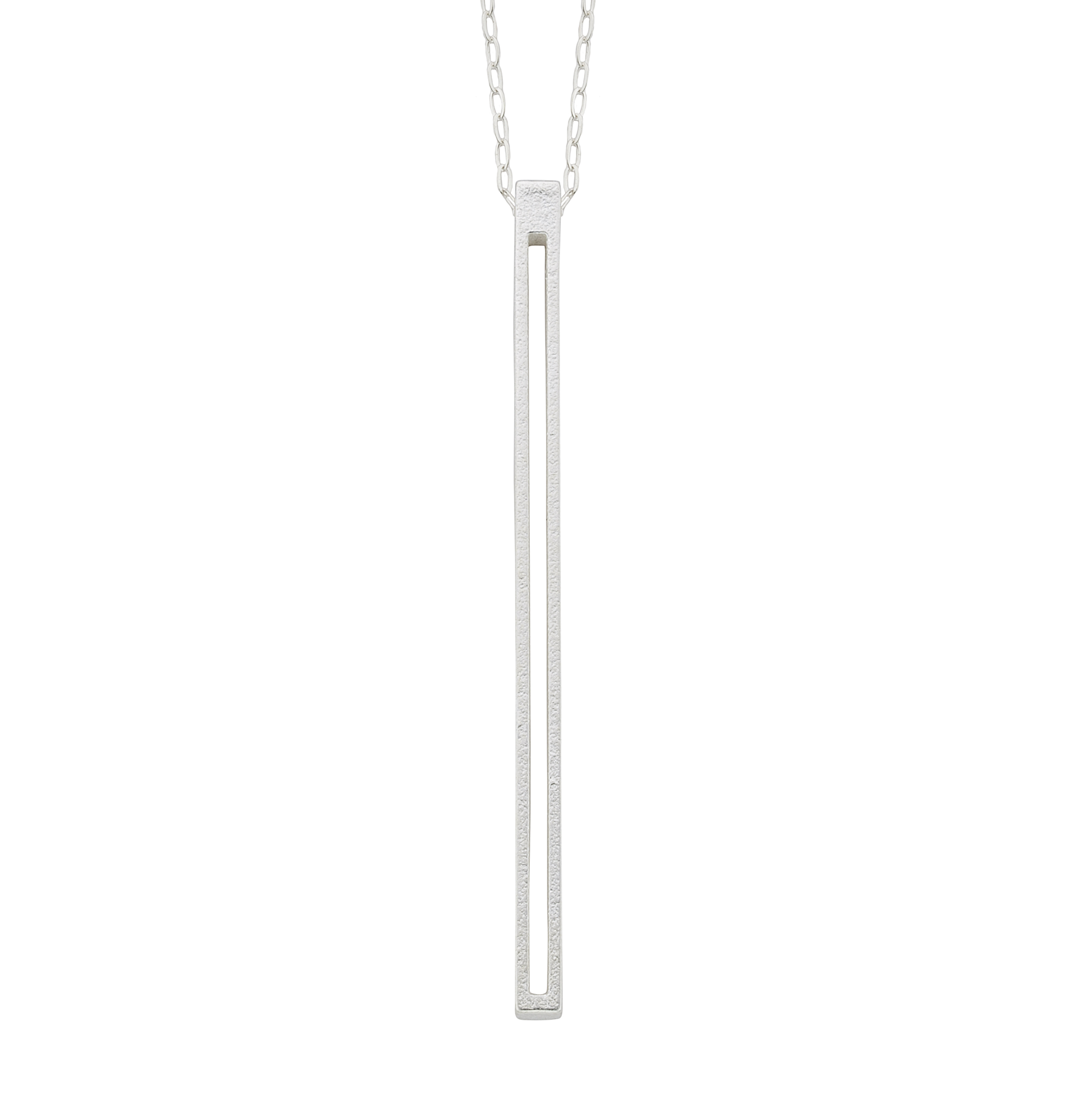 Aligned Single Bar Necklace - OLA | 3d printed jewelry