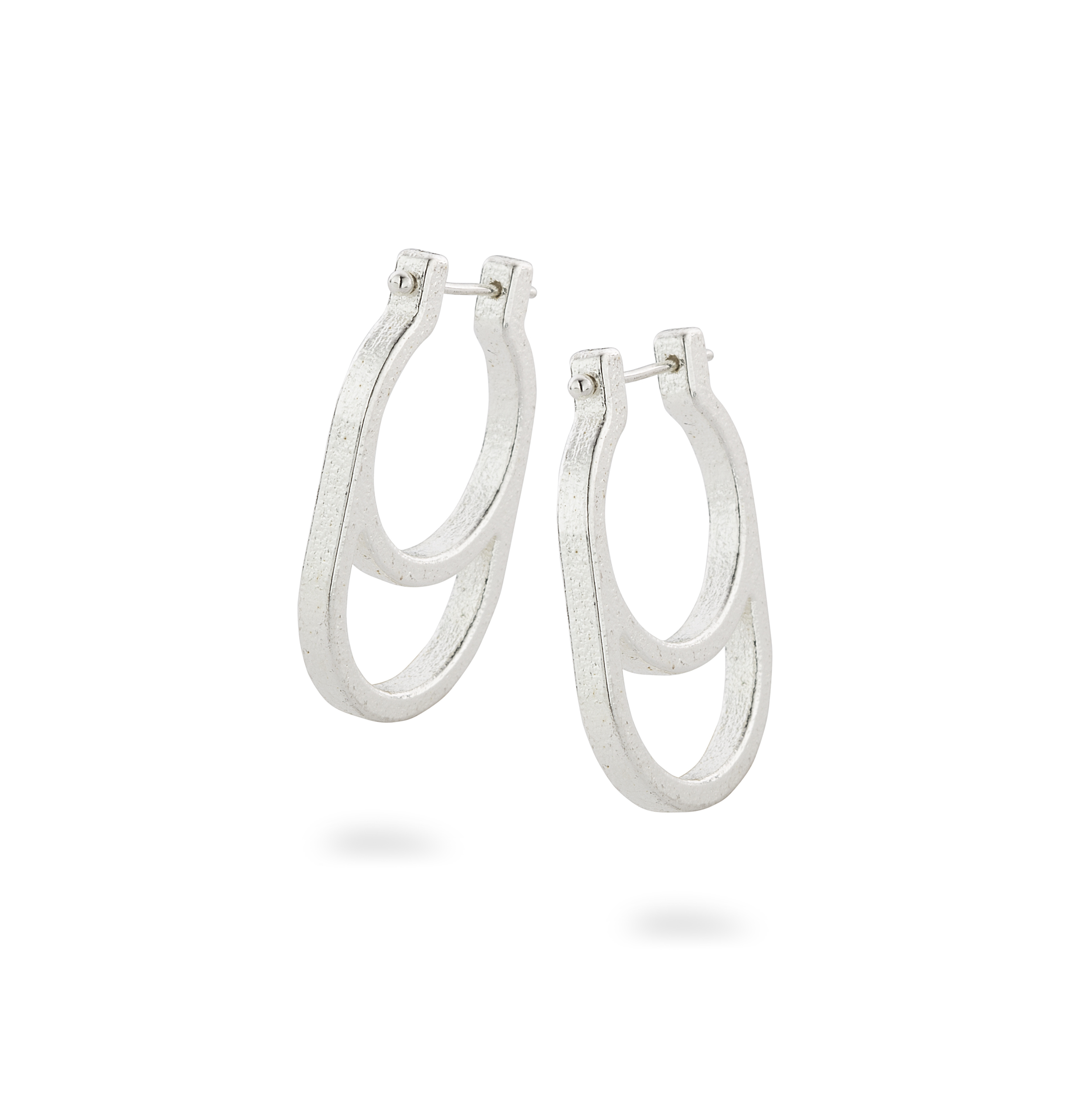 Balanced Hoop Earrings - OLA | 3d printed jewelry
